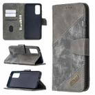 For Samsung Galaxy S20 FE 5G / S20 Lite Matching Color Crocodile Texture Horizontal Flip PU Leather Case with Wallet & Holder & Card Slots(Grey) - 1