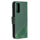 For Samsung Galaxy S20 FE 5G / S20 Lite Matching Color Crocodile Texture Horizontal Flip PU Leather Case with Wallet & Holder & Card Slots(Green) - 3