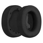 1 Pair Ice Silk Cloth Earphone Replacement Earpads For JBL Live 650 BTNC / E65BTNC / Duet NC / Live 660 BTNC(Black) - 1