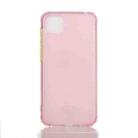 For Huawei Y5p Color Button Translucent Frosted TPU Four-corner Airbag Shockproof Case(Pink) - 1