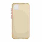 For Huawei Y5p Color Button Translucent Frosted TPU Four-corner Airbag Shockproof Case(Yellow) - 1