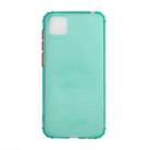 For Huawei Y5p Color Button Translucent Frosted TPU Four-corner Airbag Shockproof Case(Blue) - 1