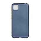 For Huawei Y5p Color Button Translucent Frosted TPU Four-corner Airbag Shockproof Case(Navy Blue) - 1