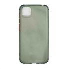 For Huawei Y5p Color Button Translucent Frosted TPU Four-corner Airbag Shockproof Case(Dark Green) - 1