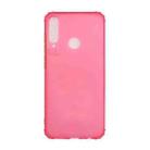 For Huawei Y6p Color Button Translucent Frosted TPU Four-corner Airbag Shockproof Case(Red) - 1