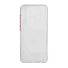 For Huawei Y6p Color Button Translucent Frosted TPU Four-corner Airbag Shockproof Case(White) - 1