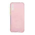 For Huawei Honor 20 Lite Color Button Translucent Frosted TPU Four-corner Airbag Shockproof Case(Pink) - 1