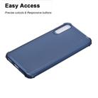 For Huawei Honor 20 Lite Color Button Translucent Frosted TPU Four-corner Airbag Shockproof Case(Navy Blue) - 2