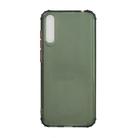 For Huawei Honor 20 Lite Color Button Translucent Frosted TPU Four-corner Airbag Shockproof Case(Dark Green) - 1