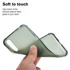 For Huawei Honor 20 Lite Color Button Translucent Frosted TPU Four-corner Airbag Shockproof Case(Dark Green) - 3