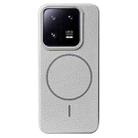 For Xiaomi 13 Thin Circle MagSafe Litchi Grain TPU Phone Case(Titanium Gray) - 1