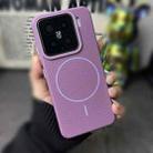 For Xiaomi 14 Thin Circle MagSafe Litchi Grain TPU Phone Case(Sunset Purple) - 2