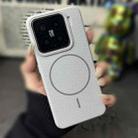For Xiaomi 14 Thin Circle MagSafe Litchi Grain TPU Phone Case(Titanium Gray) - 2