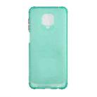 For Xiaomi Redmi Note 9 Pro Color Button Translucent Frosted TPU Four-corner Airbag Shockproof Case(Green) - 1