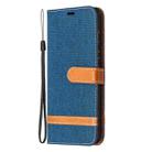 For Samsung Galaxy S20 FE 5G / S20 Lite Color Matching Denim Texture Horizontal Flip Leather Case with Holder & Card Slots & Wallet & Lanyard(Dark Blue) - 2