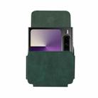 Multi-functional Faux Leather Waist-Hanging Bag For Foldable Phone , Size: 10 x 7.8 x 2.8cm(Green) - 6