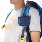 Multi-functional Faux Leather Waist-Hanging Bag For Foldable Phone , Size: 10 x 7.8 x 2.8cm(Blue) - 4
