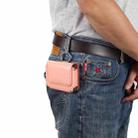 Multi-functional Faux Leather Waist-Hanging Bag For Foldable Phone , Size: 10 x 7.8 x 2.8cm(Pink) - 3