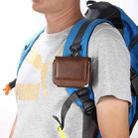 Multi-functional Faux Leather Waist-Hanging Bag For Foldable Phone , Size: 10 x 7.8 x 2.8cm(Coffee) - 4