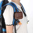 Multi-functional Faux Leather Waist-Hanging Bag For Foldable Phone , Size: 10 x 7.8 x 2.8cm(Coffee) - 5