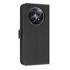 For Realme 13 5G / 12 5G / C65 5G Metal Bow Leather Phone Case with Hand Strap(Black) - 3