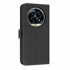 For Realme 13 Pro 5G / 13 Pro+ 5G Metal Bow Leather Phone Case with Hand Strap(Black) - 3