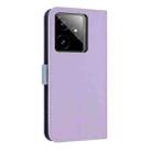 For Realme GT7 5G Metal Bow Leather Phone Case with Hand Strap(Purple) - 3