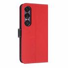 For Sony Xperia 1 VII Metal Bow Leather Phone Case with Hand Strap(Red) - 3