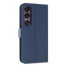 For Sony Xperia 1 VII Metal Bow Leather Phone Case with Hand Strap(Dark Blue) - 3