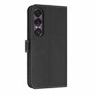 For Sony Xperia 1 VII Metal Bow Leather Phone Case with Hand Strap(Black) - 3