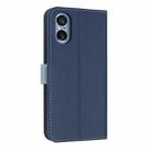 For Sony Xperia 5 V Metal Bow Leather Phone Case with Hand Strap(Dark Blue) - 3