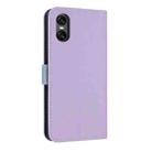 For Sony Xperia 5 VI Metal Bow Leather Phone Case with Hand Strap(Purple) - 3