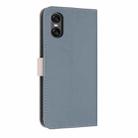 For Sony Xperia 5 VI Metal Bow Leather Phone Case with Hand Strap(Light Blue) - 3