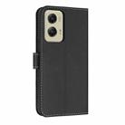 For Motorola Moto G Stylus 5G 2024 Metal Bow Leather Phone Case with Hand Strap(Black) - 3