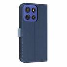 For Motorola Moto G Stylus 5G 2025 Metal Bow Leather Phone Case with Hand Strap(Dark Blue) - 3