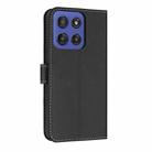 For Motorola Moto G Stylus 5G 2025 Metal Bow Leather Phone Case with Hand Strap(Black) - 3