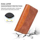 For Samsung Galaxy A10e Business Stitching Horizontal Flip Leather Case with Double Folding & Bracket & Card Slots & Photo Frame & Wallet(Brown) - 5