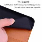 For Samsung Galaxy A10e Business Stitching Horizontal Flip Leather Case with Double Folding & Bracket & Card Slots & Photo Frame & Wallet(Brown) - 6