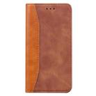 For Samsung Galaxy A70 / A70s Business Stitching Horizontal Flip Leather Case with Double Folding & Bracket & Card Slots & Photo Frame & Wallet(Brown) - 2