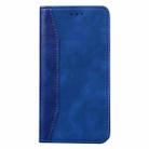 For Samsung Galaxy A70 / A70s Business Stitching Horizontal Flip Leather Case with Double Folding & Bracket & Card Slots & Photo Frame & Wallet(Sapphire Blue) - 1