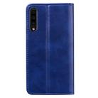 For Samsung Galaxy A70 / A70s Business Stitching Horizontal Flip Leather Case with Double Folding & Bracket & Card Slots & Photo Frame & Wallet(Sapphire Blue) - 7