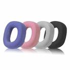 1 Pair Protein Leather and Ice Silk Cloth Replacement Earpads For Corsair HS80 Max / HS80 USB Wired / HS81 RGB(Black) - 2