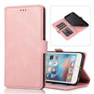 For iPhone 6 Retro Magnetic Closing Clasp Horizontal Flip Leather Case with Holder & Card Slots & Photo Frame & Wallet(Rose Gold) - 1