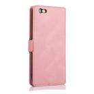 For iPhone 6 Retro Magnetic Closing Clasp Horizontal Flip Leather Case with Holder & Card Slots & Photo Frame & Wallet(Rose Gold) - 3