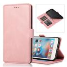 For iPhone 6 Plus Retro Magnetic Closing Clasp Horizontal Flip Leather Case with Holder & Card Slots & Photo Frame & Wallet(Rose Gold) - 1
