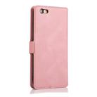 For iPhone 6 Plus Retro Magnetic Closing Clasp Horizontal Flip Leather Case with Holder & Card Slots & Photo Frame & Wallet(Rose Gold) - 3