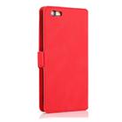 For iPhone 6 Plus Retro Magnetic Closing Clasp Horizontal Flip Leather Case with Holder & Card Slots & Photo Frame & Wallet(Red) - 3