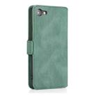 For iPhone SE 2022 / SE 2020 / 8 / 7 Retro Magnetic Closing Clasp Horizontal Flip Leather Case with Holder & Card Slots & Photo Frame & Wallet(Green) - 3