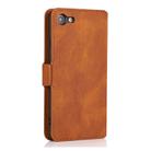 For iPhone SE 2022 / SE 2020 / 8 / 7 Retro Magnetic Closing Clasp Horizontal Flip Leather Case with Holder & Card Slots & Photo Frame & Wallet(Brown) - 3