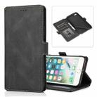 For iPhone 8 Plus / 7 Plus Retro Magnetic Closing Clasp Horizontal Flip Leather Case with Holder & Card Slots & Photo Frame & Wallet(Black) - 1